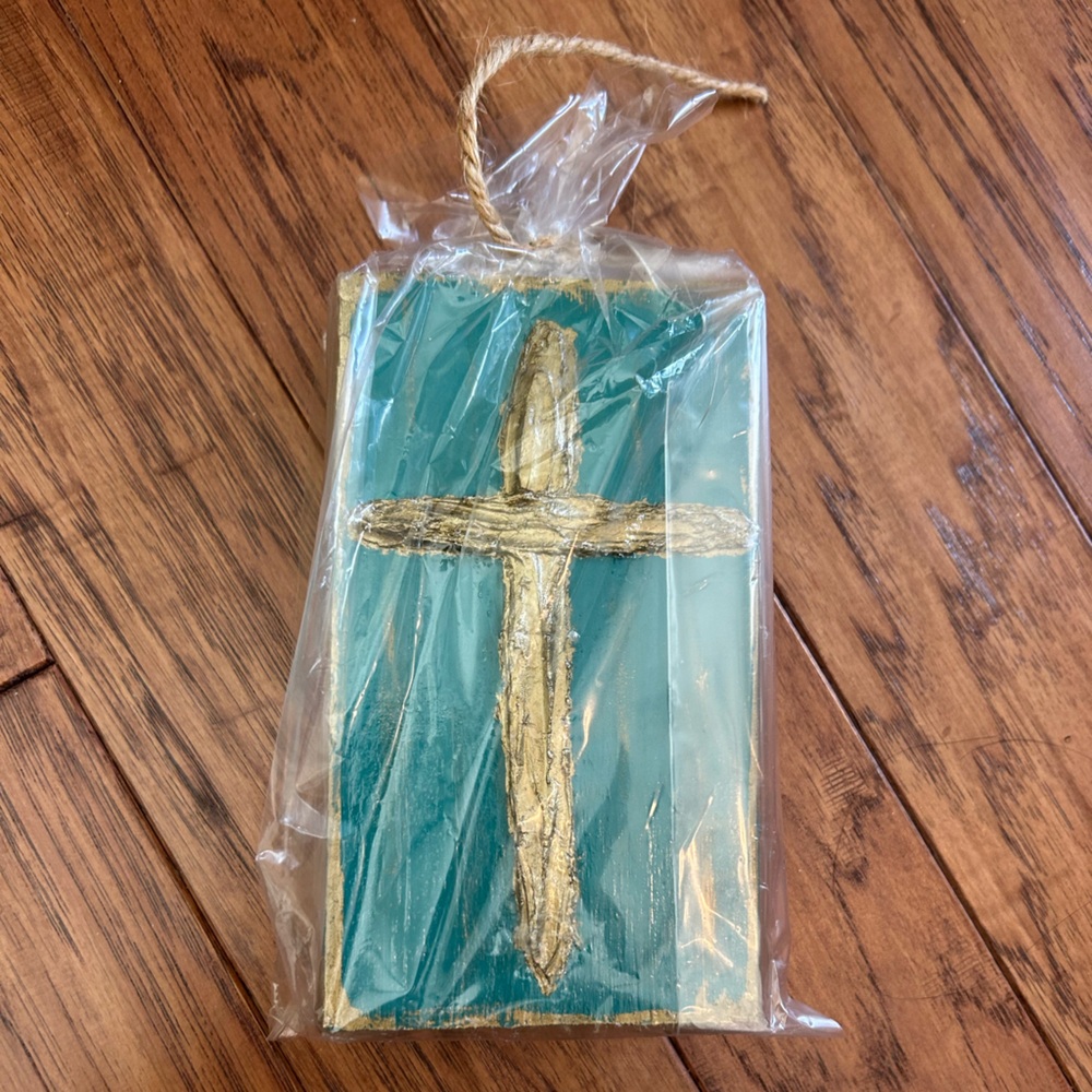 Handmade cross decor